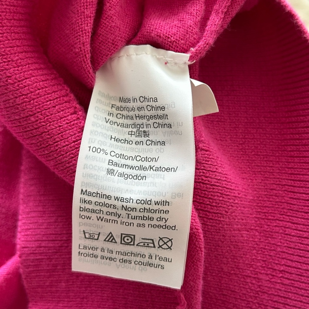 J. Crew Barbie Core Magenta Pink Knit Sleeveless Sweater Tank Top Size S - Picture 7 of 10